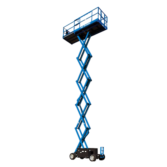 26-Foot Rough Terrain Scissor Lift With Outriggers