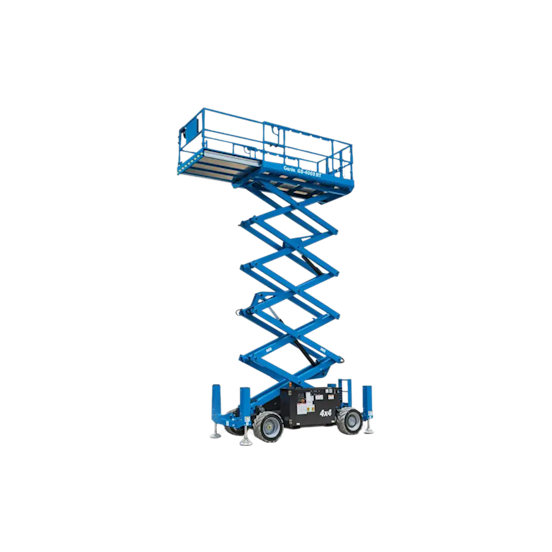 40-Foot Rough Terrain Scissor Lift With Outrigger