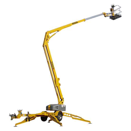 55 ft. Electric Towable Articulating Boom Lift