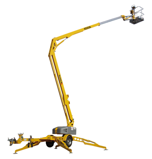 55 ft. Electric Towable  Articulating Boom Lift