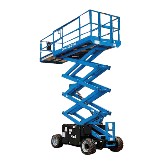 32-Foot Rough Terrain Scissor Lift With Outrigger