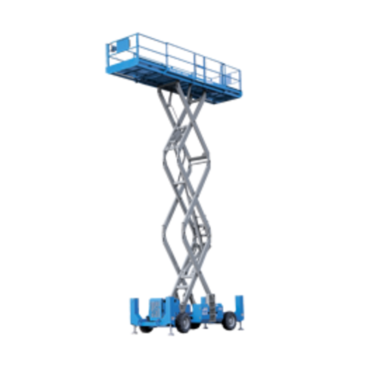 33-Foot Rough Terrain Large Deck Scissor Lift