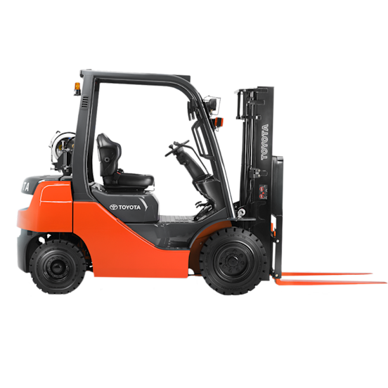 15-Foot, 9-Inch Straight Mast Forklift 2WD - 3,000 Pounds