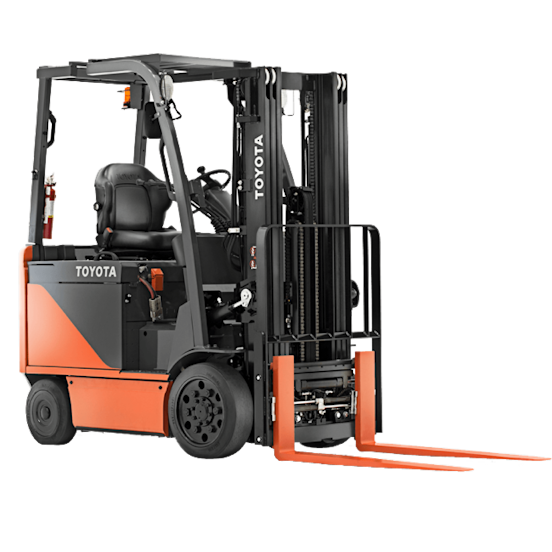 14-Foot Straight Mast Electric Forklift - 5,000 Pounds