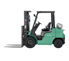 14-Foot Straight Mast Forklift - 4,000 Pounds