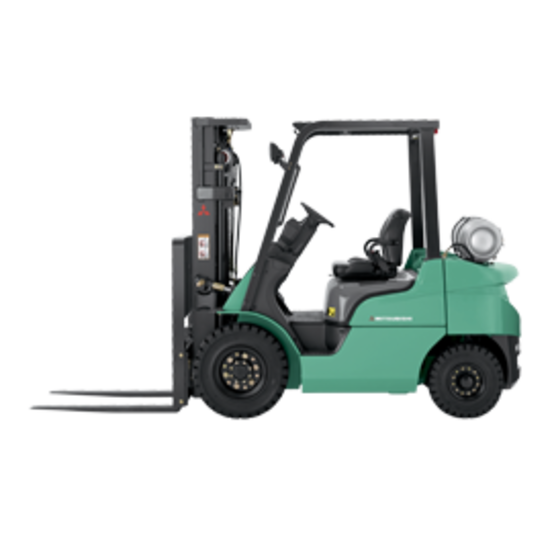 14-Foot Straight Mast Forklift - 4,000 Pounds