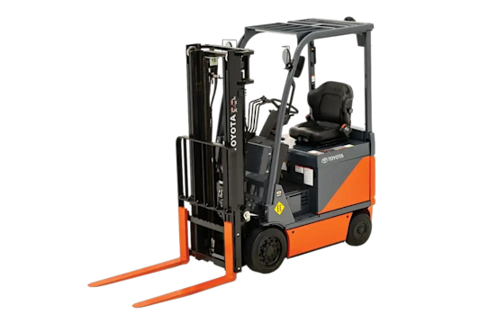Straight-Mast Forklift with Scale System