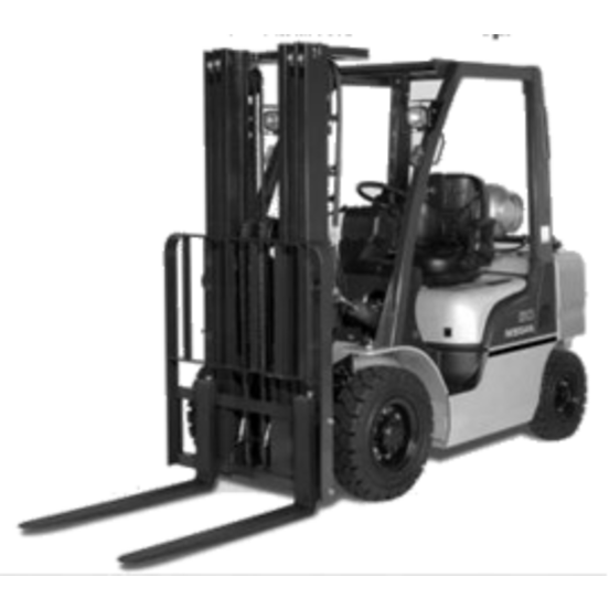 12-Foot Straight Mast Forklift - 5,600 Pounds