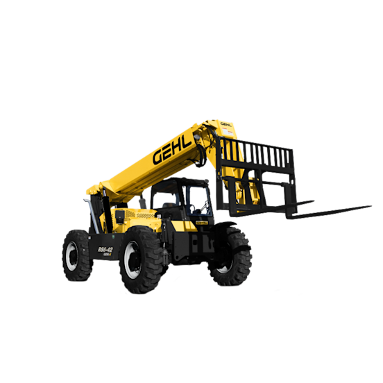 42-Foot 4WD Cabbed Telehandler - 6,000 Pounds