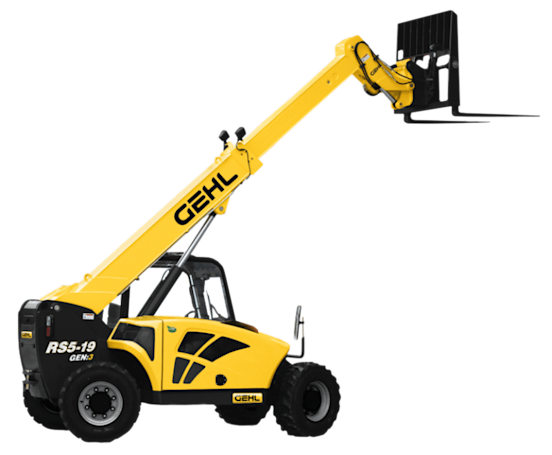 18-Foot 4WD Cabbed Telehandler - 4,400 Pounds