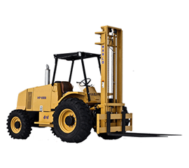 21-Foot Straight Mast Forklift 2WD - 6,000 Pounds