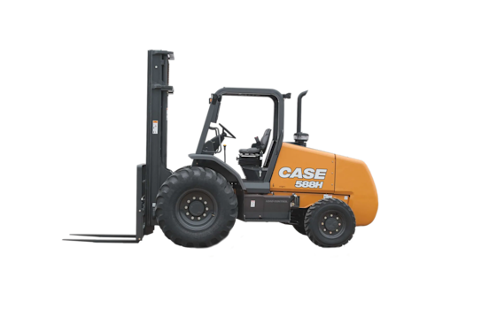 22-Foot Straight Mast Forklift 4WD - 8,000 Pounds