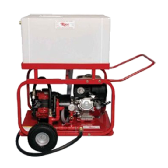 Gas Hydrostatic Test Pump With Extra Tank and Wheel Kit