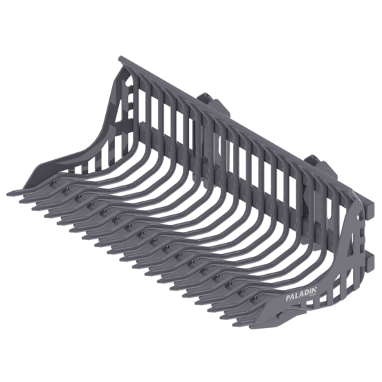 Skid Steer Rock/Root Grapple Bucket: 68 in. to 78 in.