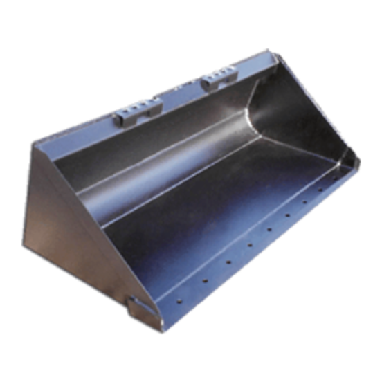 SKIDSTEER-BUCKET 72" UNIV