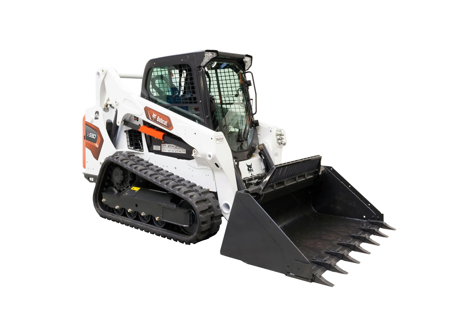 1,900-2,300 Pound Cabbed Tracked Skid Steer