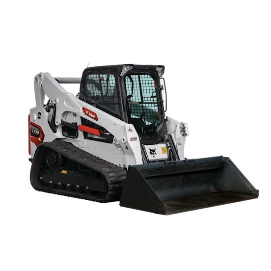2,400-3,400 Pound Cabbed Tracked Skid Steer