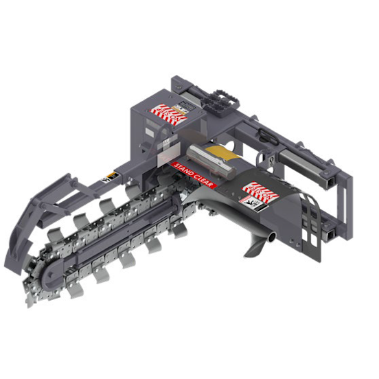 Platform Skid Steer Trencher Attachment