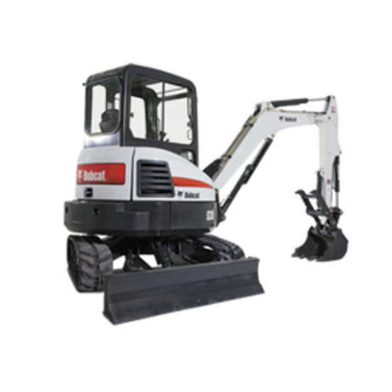 8,000 Pound Mini Excavator With Cab