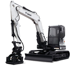 18,000 Pound Mini Excavator With Cab