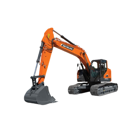 Large Crawler Excavator with Reduced-Tail Swing: 50-59,999 lb.