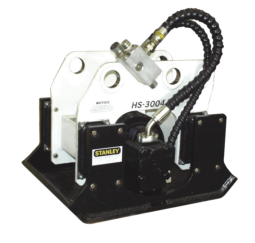 Hydraulic Plate Compactor: 19 in.