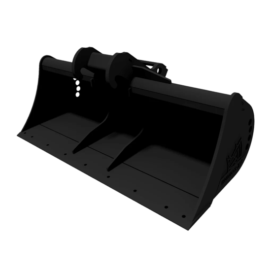 18k Backhoe / Excavator Ditch and Grading Bucket: 48 in.