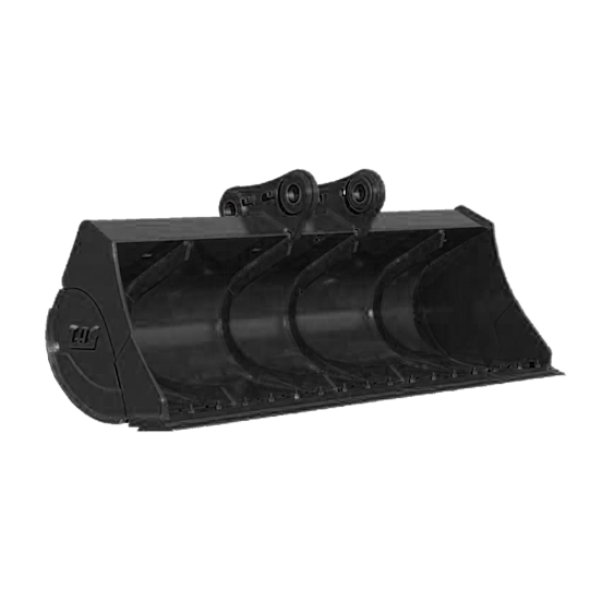 Excavator Pin-On Muck Bucket: 54 in.