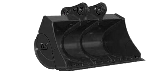Excavator Pin-On Muck Bucket: 42 in.