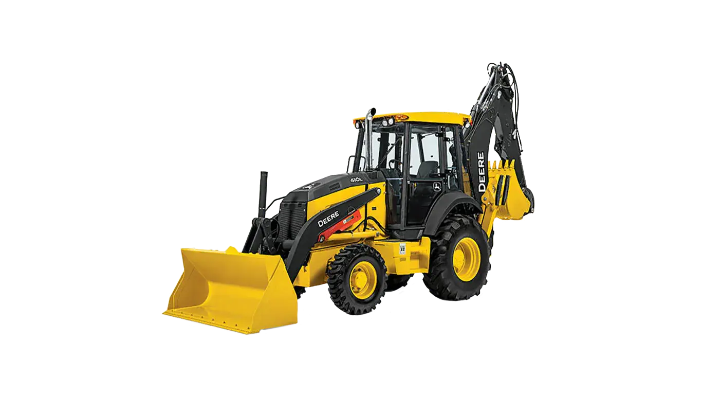 20-Foot 4WD Extendahoe 4-In-1 Cabbed Backhoe