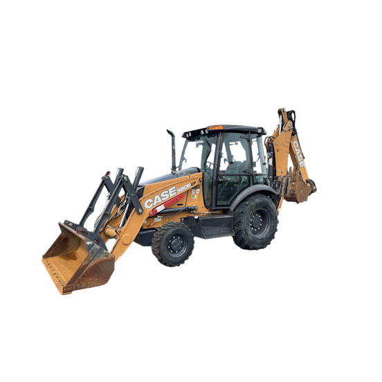 18-Foot 4WD Extendahoe 4-In-1 Cabbed Backhoe