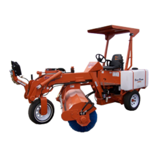 3-Wheel Towable Road Broom and Sweeper