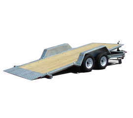 12,000-Pound Flatbed Dual Axle Tilt Trailer