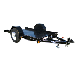 Single-Axle Flatbed Trailer