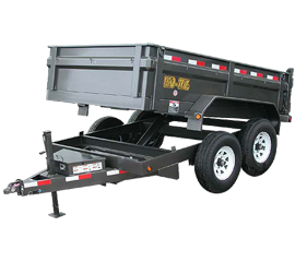 10-Foot Hydraulic 2-Axle Dump Trailer