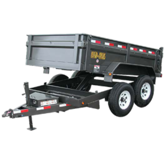 10-Foot Hydraulic 2-Axle Dump Trailer
