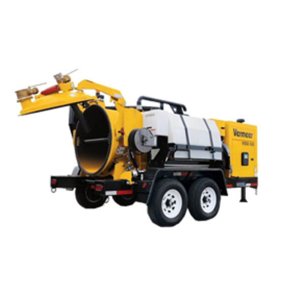 2-Axle 800-Gallon Vacuum Excavator With 25-Foot Hose