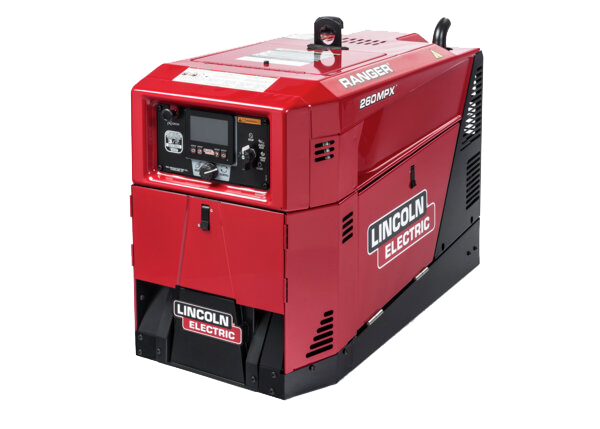 Portable Gas 250-Amp Welder With Lead and Ground