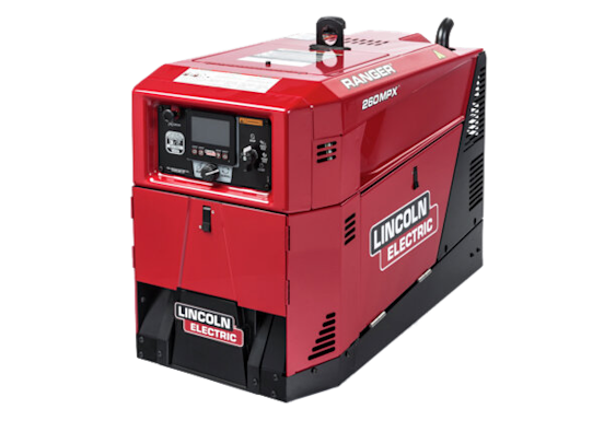 Portable Gas 250-Amp Welder With Lead and Ground