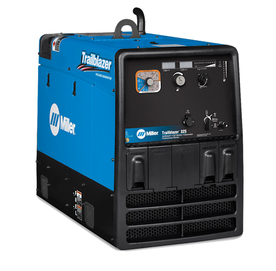 Towable Gas 325-Amp Welder With Lead and Ground