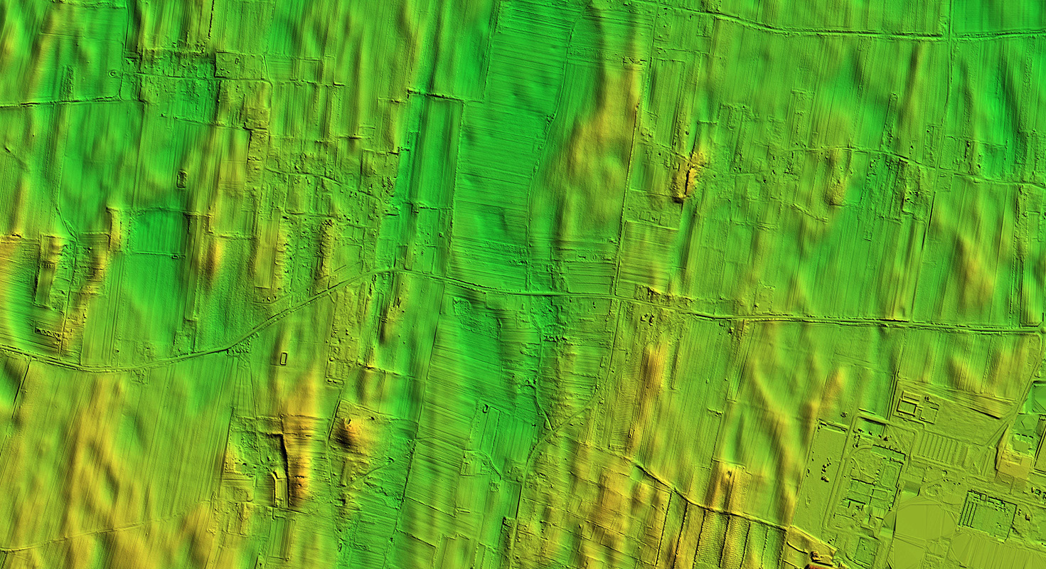 Légi LiDAR alapú domborzatmodell és ortofotó alkalmazása a geofizikai méréseknél