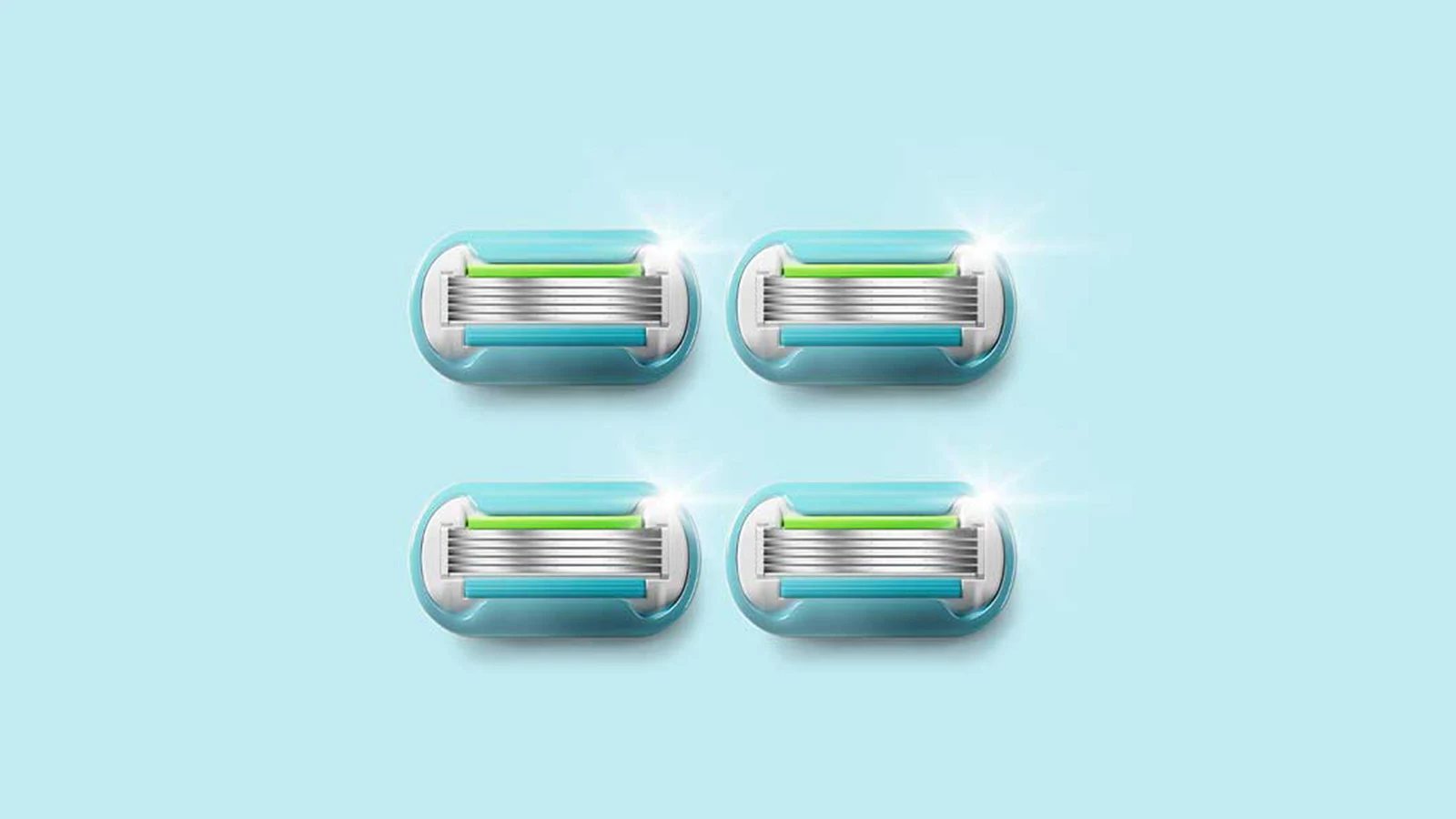 رؤوس ماكينة حلاقة Gillette Venus Smooth.