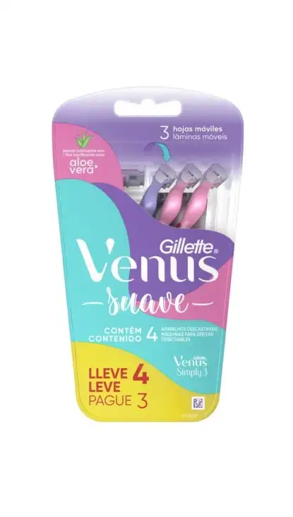 Suave Descartáveis 4ct