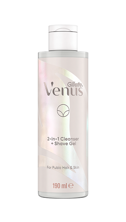 venus 2 in 1 cleanser and shave gel