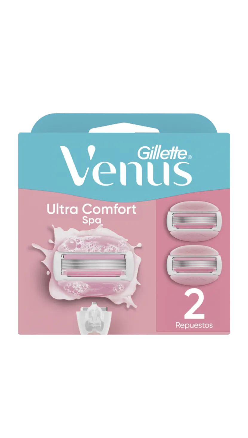 Cartucho Rastrillo Gillette Venus Ultra Comfort Spa 2ct