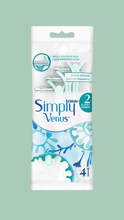 Simply Venus 2 Disposable Razors