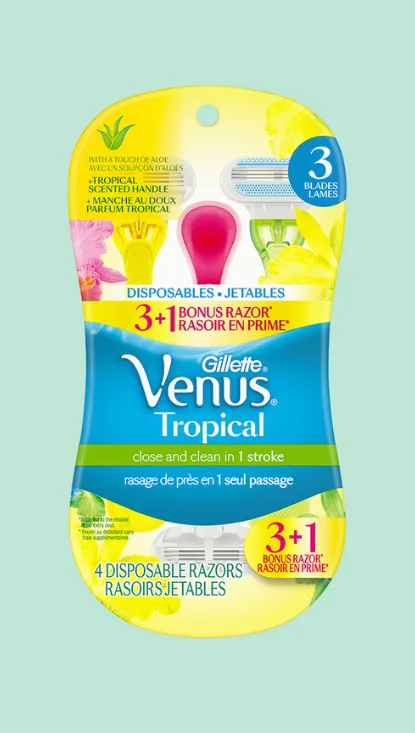ماكينة الحلاقة ذات الاستعمال لمرة واحدة Tropical.