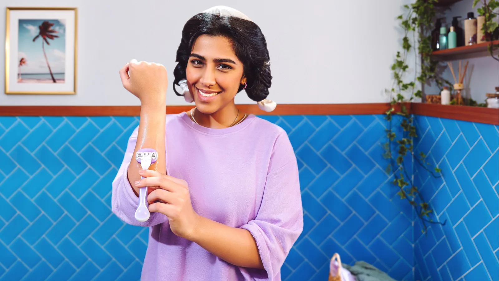 Shaving hands