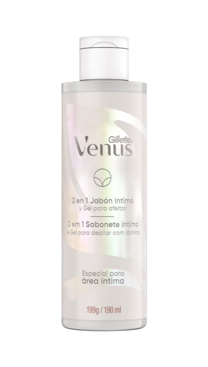 Jabón y Gel Gillette Venus Área Íntima, 190mL
