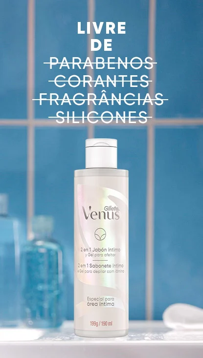 Imagem secundária com texto: 
LIVRE 
DE
PARABENOS
CORANTES
FRAGRANCIAS
SILICONES